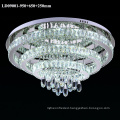 3 rings chandelier crystal LED light indoor ceiling lamp